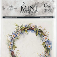 Spring Wreath 4 - rice paper set