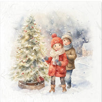 Kids in Winter 3 - rice paper set