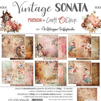 12" x 12" paper pad - Vintage Sonata