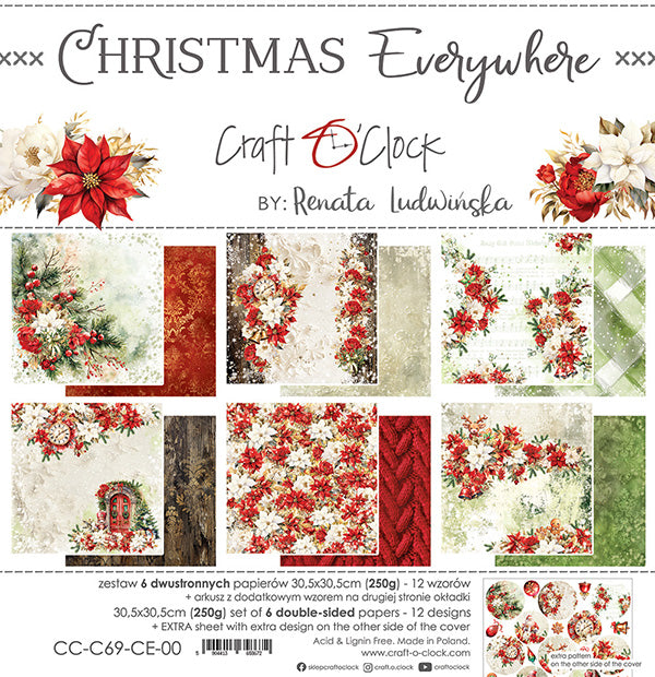 12" x 12" paper pad - Christmas Everywhere