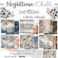 12" x 12" paper pad - Nighttime Chill