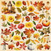 12" x 12" paper pad - Bright Autumn