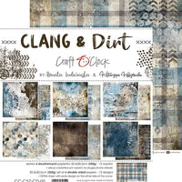 12" x 12" paper pad - Clang & Dirt