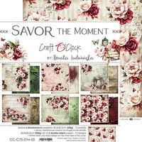 12" x 12" paper pad - Savor the Moment