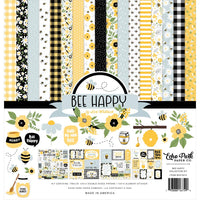 12" x 12" paper pad -  Bee Happy