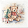 Winter teddy bears - rice paper set