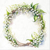 Spring Wreath 5 - rice paper set