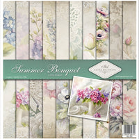 11.8" x 12.1" paper pad - Summer Bouquet