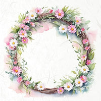 Spring Wreath 5 - rice paper set