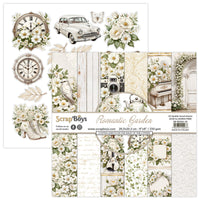 8" x 8" paper pad - Romantic Garden