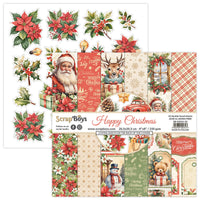 8" x 8" paper pad - Happy Christmas