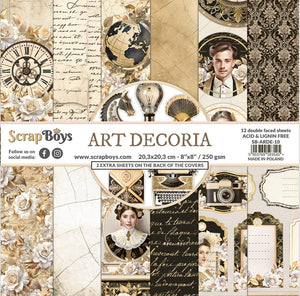 8" x 8" paper pad - Art Decoria