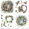 11.8" x 12.1" paper pad - Winter Wreath