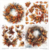 11.8" x 12.1" paper pad - Autumn Wreath