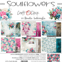 12" x 12" paper pad - Soulflowers