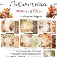 12" x 12" paper pad - Autumnaria