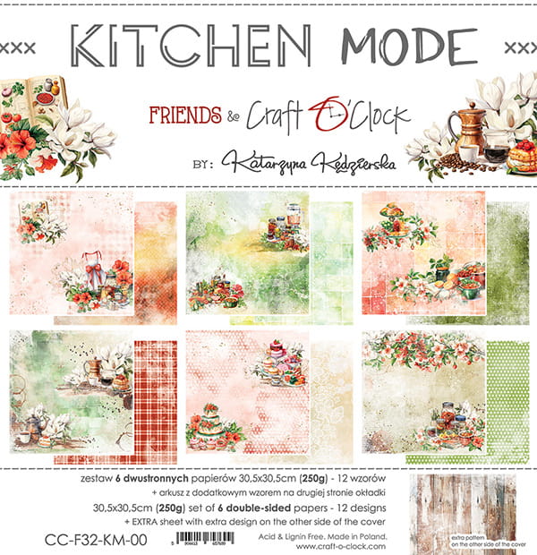 12" x 12" paper pad - Kitchen Mode