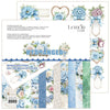 12" x 12" paper pad - Hydrangea
