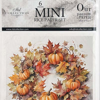 Autumn Wreath 3 - rice paper set