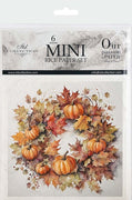 Autumn Wreath 3 - rice paper set