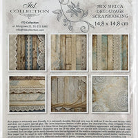 Wood & Lace- rice paper set