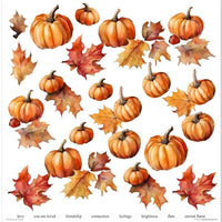 11.8" x 12.1" paper pad - Autumn Wreath