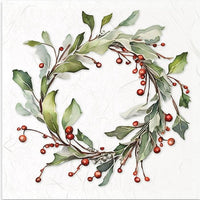 Christmas Wreath 1 - rice paper set