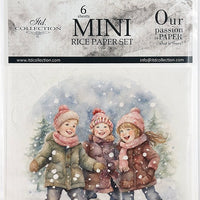 Kids in Winter 3 - rice paper set