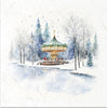 Winter merry go round - rice paper set