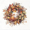 Autumn Wreath 4 - rice paper set