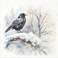 Winter Birds 3 - rice paper set