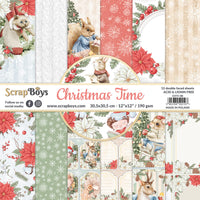 12" x 12" paper pad - Christmas Time