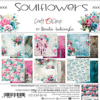 6" x 6" paper pad - Soulflowers