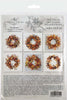 Autumn Wreath 4 - rice paper set