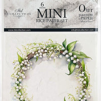 Spring Wreath 5 - rice paper set