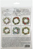 Christmas Wreath 1 - rice paper set