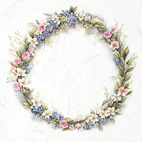 Spring Wreath 4 - rice paper set