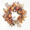 Autumn Wreath 4 - rice paper set