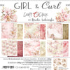 8" x 8" paper pad - Girl & Curl