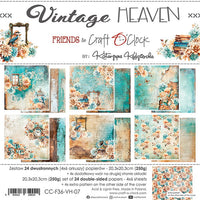 8" x 8" paper pad - Vintage Heaven