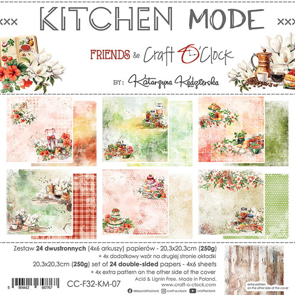 8" x 8" paper pad - Kitchen Mode