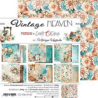 8" x 8" paper pad - Vintage Heaven