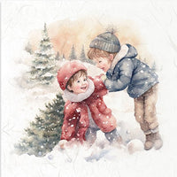 Kids in Winter 3 - rice paper set