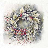 Christmas Wreath 2 - rice paper set