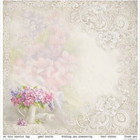 11.8" x 12.1" paper pad - Summer Bouquet