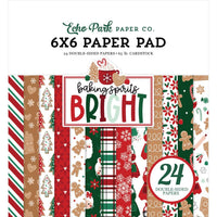 6" x 6" paper pad - Baking Spirits Bright