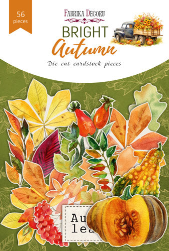 56pcs Bright Autumn die cuts