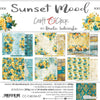 8" x 8" paper pad - Sunset Mood Backgrounds and Basic Mix Set