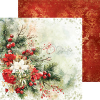 8" x 8" paper pad - Christmas Everywhere Backgrounds and Basic Mix Set