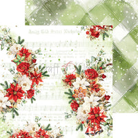 8" x 8" paper pad - Christmas Everywhere Backgrounds and Basic Mix Set